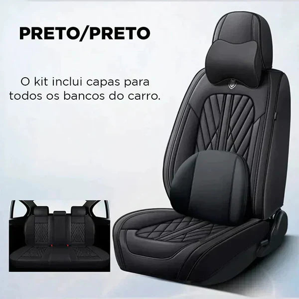 Kit Completo Capas de Bancos Premium 2025 | Proteção Total para Bancos Dianteiros e Traseiros + Frete Grátis | Envio Rápido e Seguro!