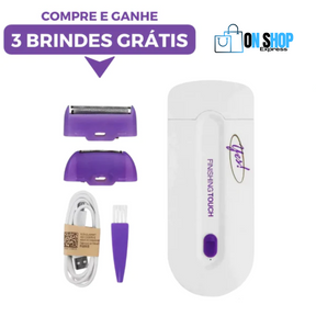 Depilador Indolor 2 em 1 + [3 BRINDES EXCLUSIVOS]
