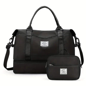 Bolsa-Mala Impermeável com Bolsos Multifuncionais - Elegância Urbana + BRINDE