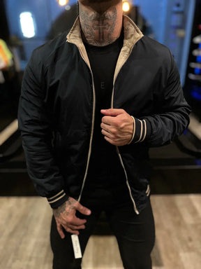 JAQUETA PREMIUM CASUAL REVERSIVEL BEGE/PRETA (PAGUE 1 E LEVE 2)